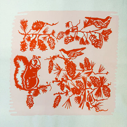 Laura Pouch - Pine Cone Tree (multiple color options)