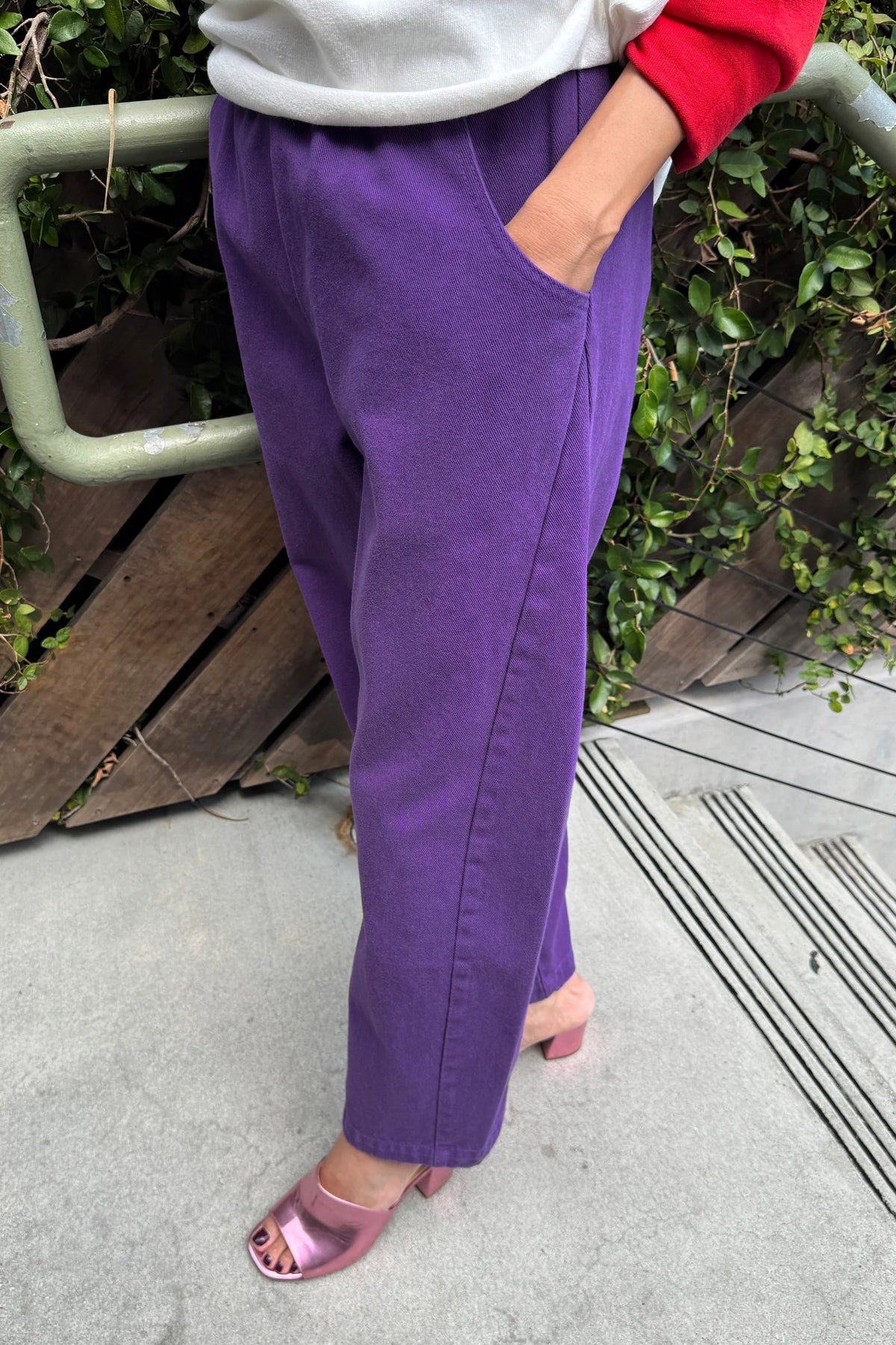 PREORDER Arc Pants - Eggplant