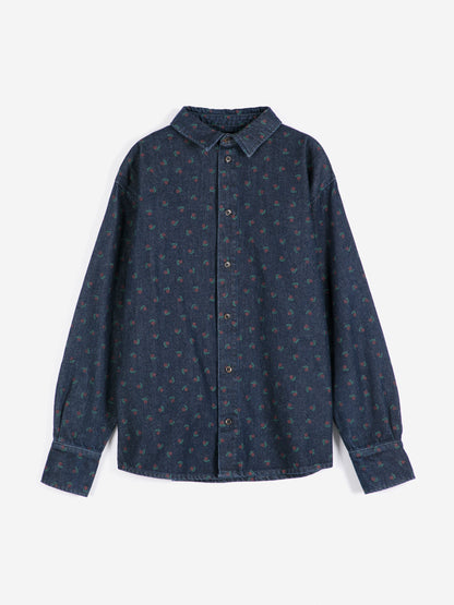 Swamp Whirl All Over Denim Shirt