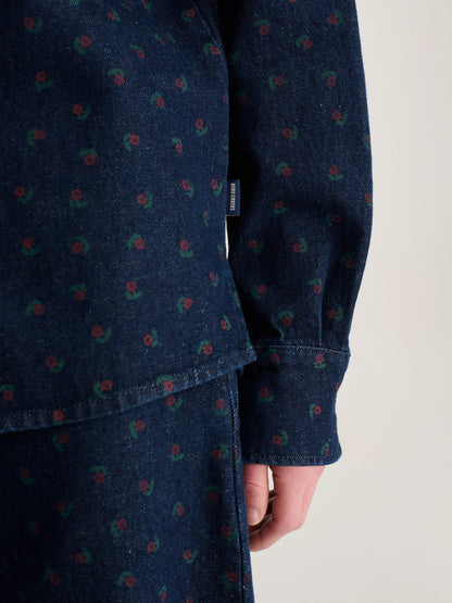 Swamp Whirl All Over Denim Shirt