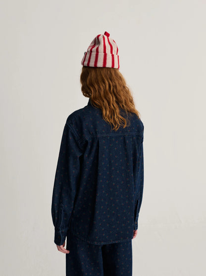 Swamp Whirl All Over Denim Shirt