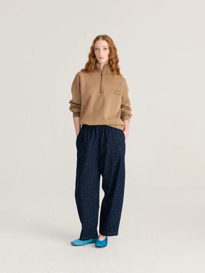 Swamp Whirl All Over Denim Cocoon Pants