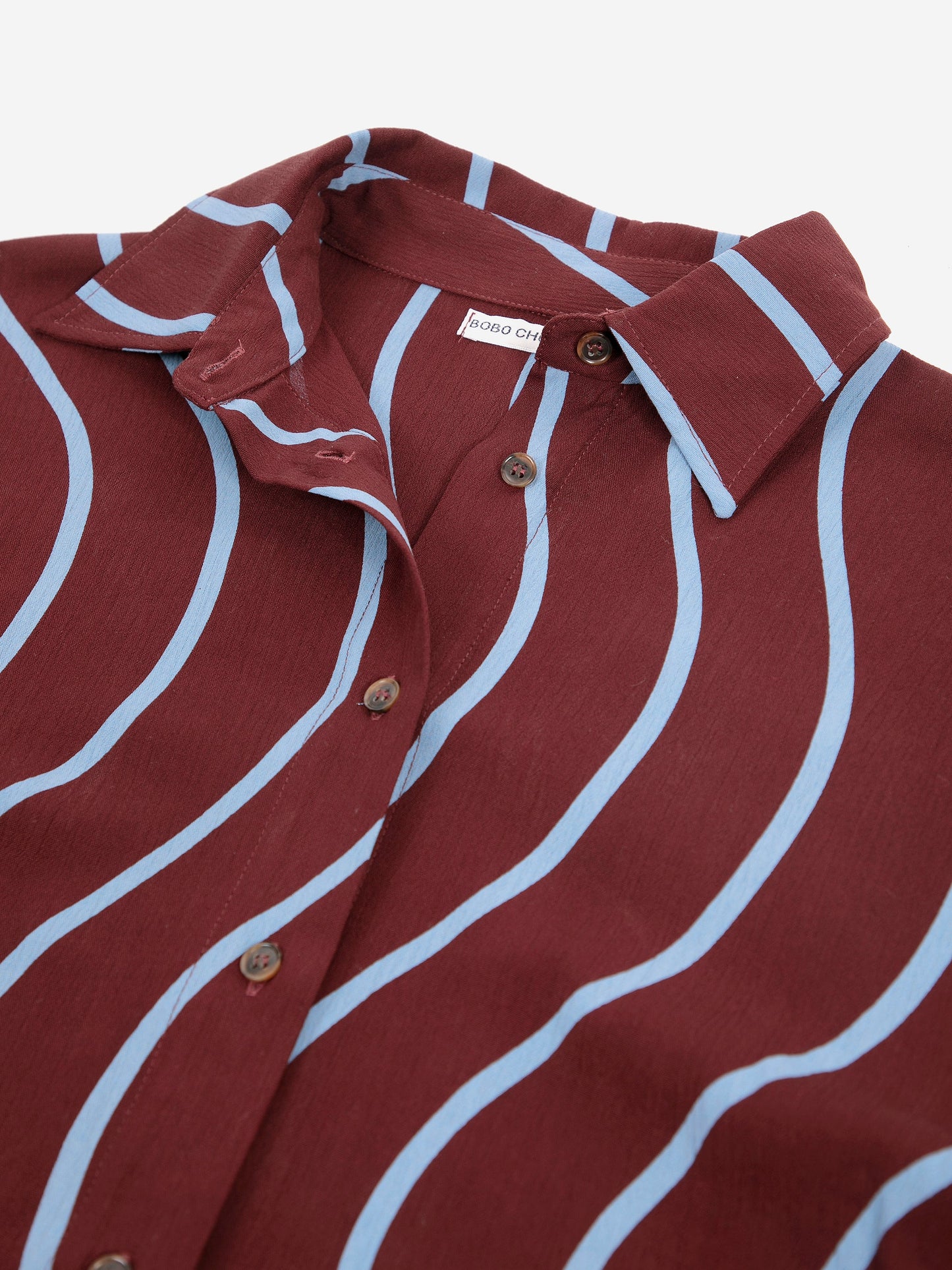 Psychedelic Stripes All Over Fluid Shirt