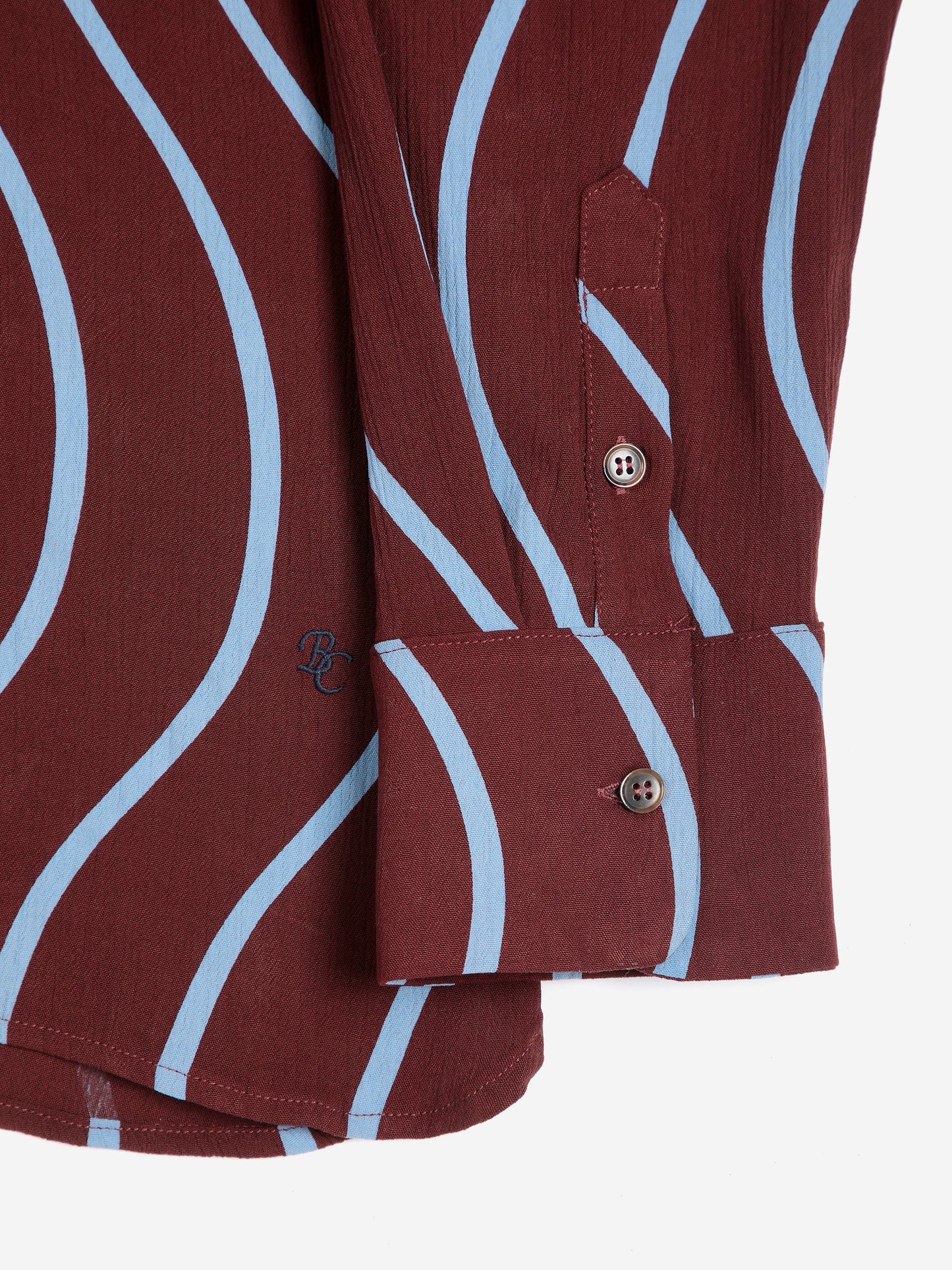Psychedelic Stripes All Over Fluid Shirt