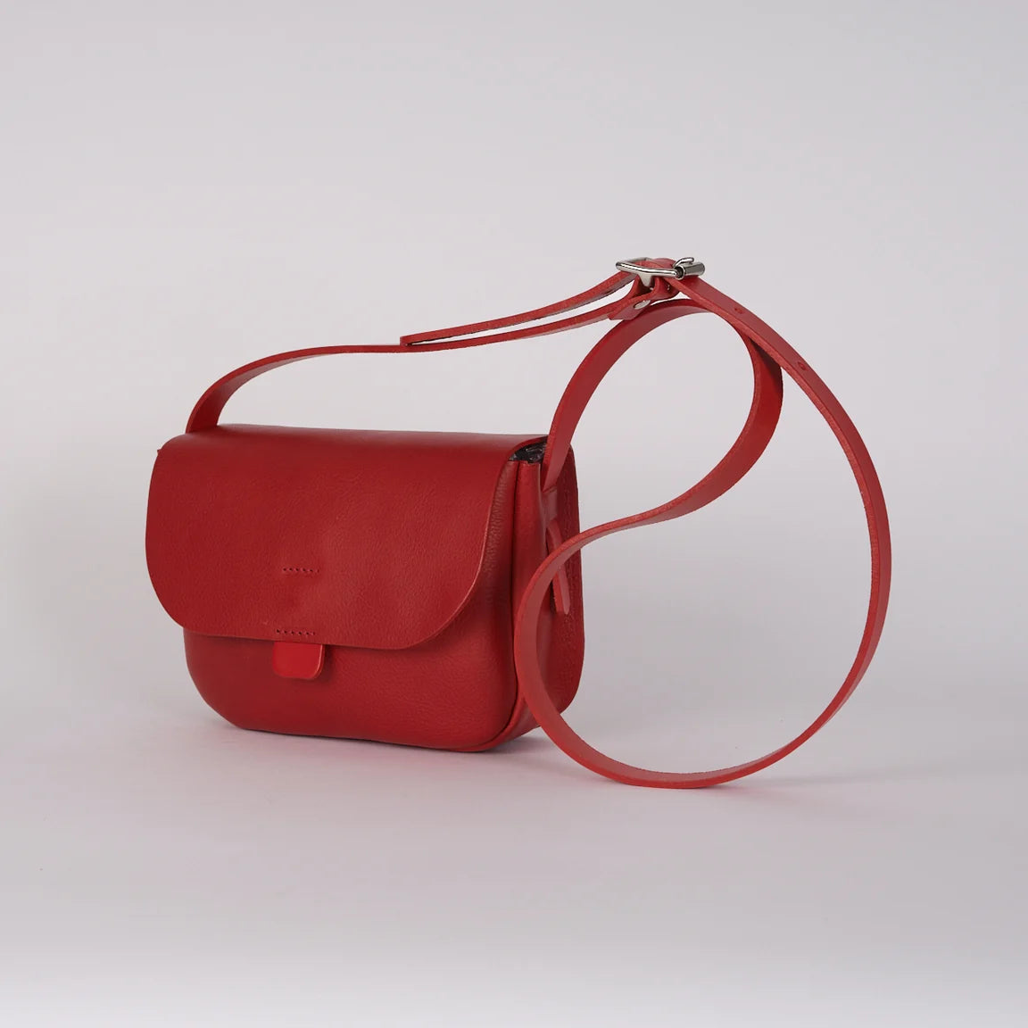 Orbed Tab Bag - Ruby