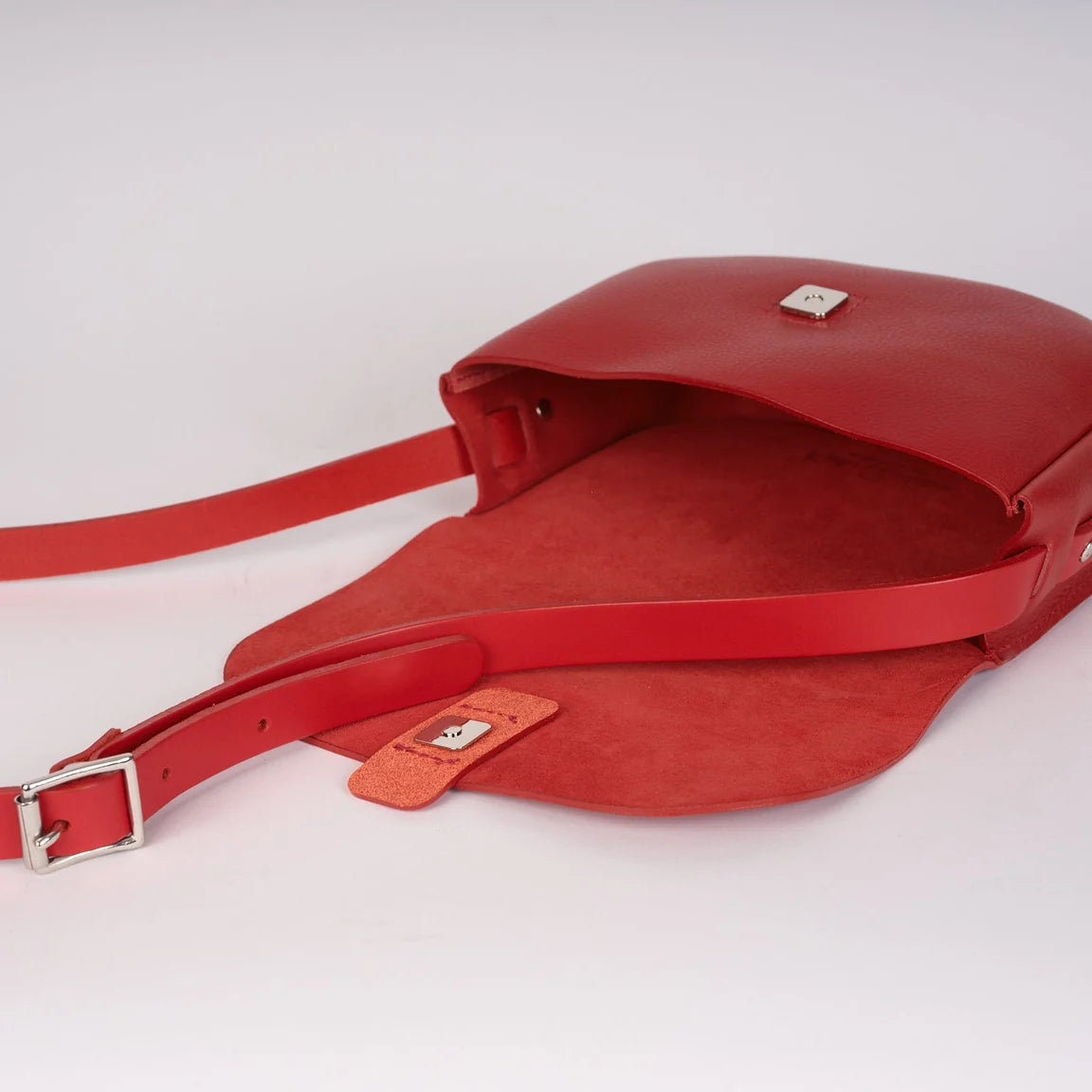 Orbed Tab Bag - Ruby