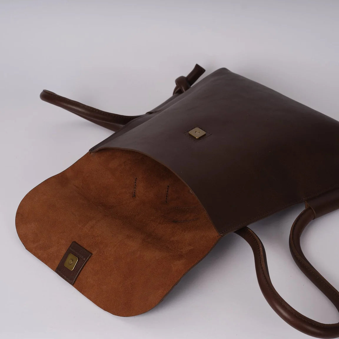 Ribbon Rucksack - Chocolate
