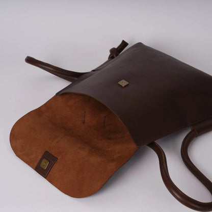 Ribbon Rucksack - Chocolate