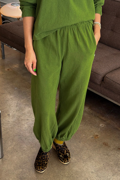 Balloon Pants - Collard Green
