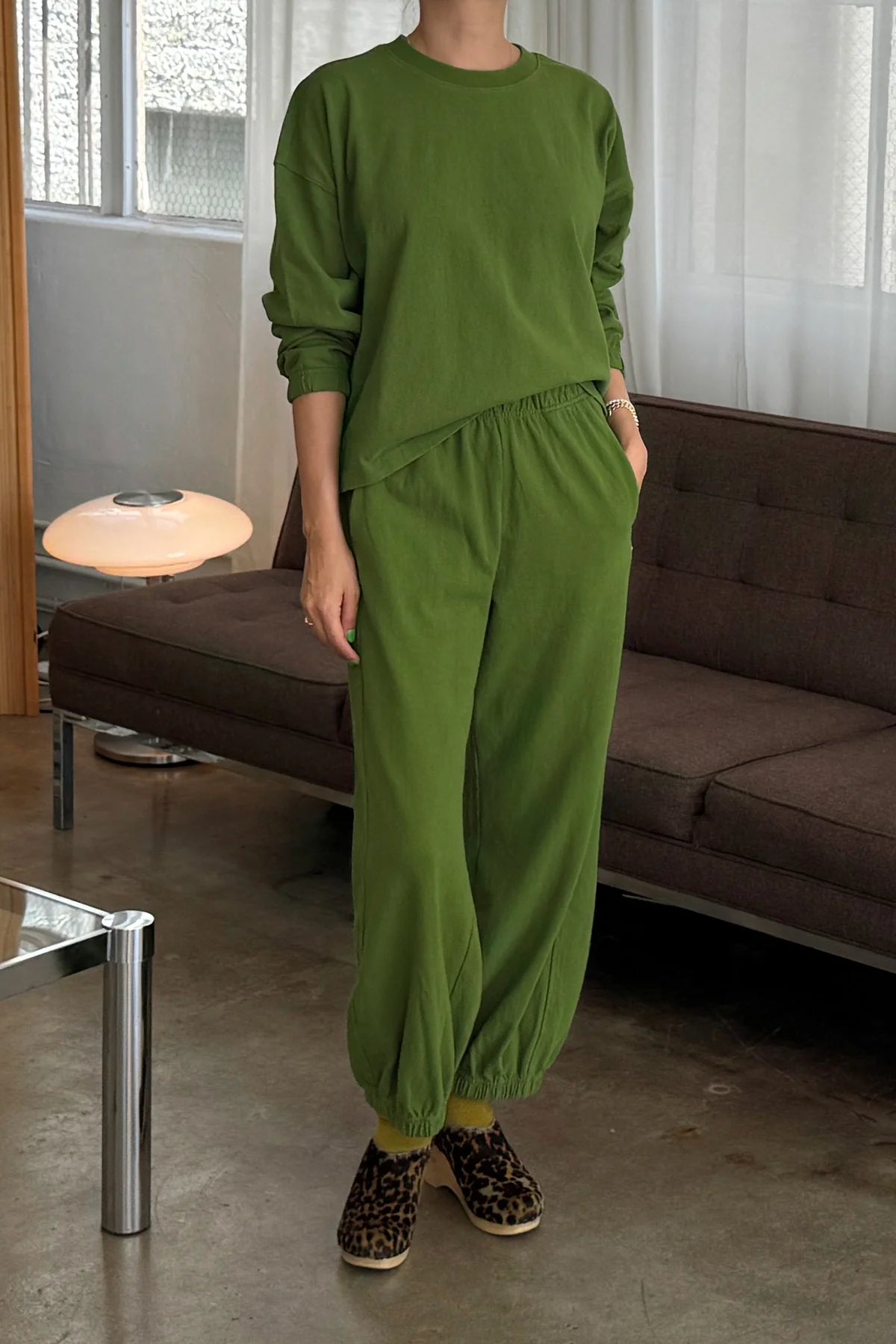 Naturelle Tee - Collard Green