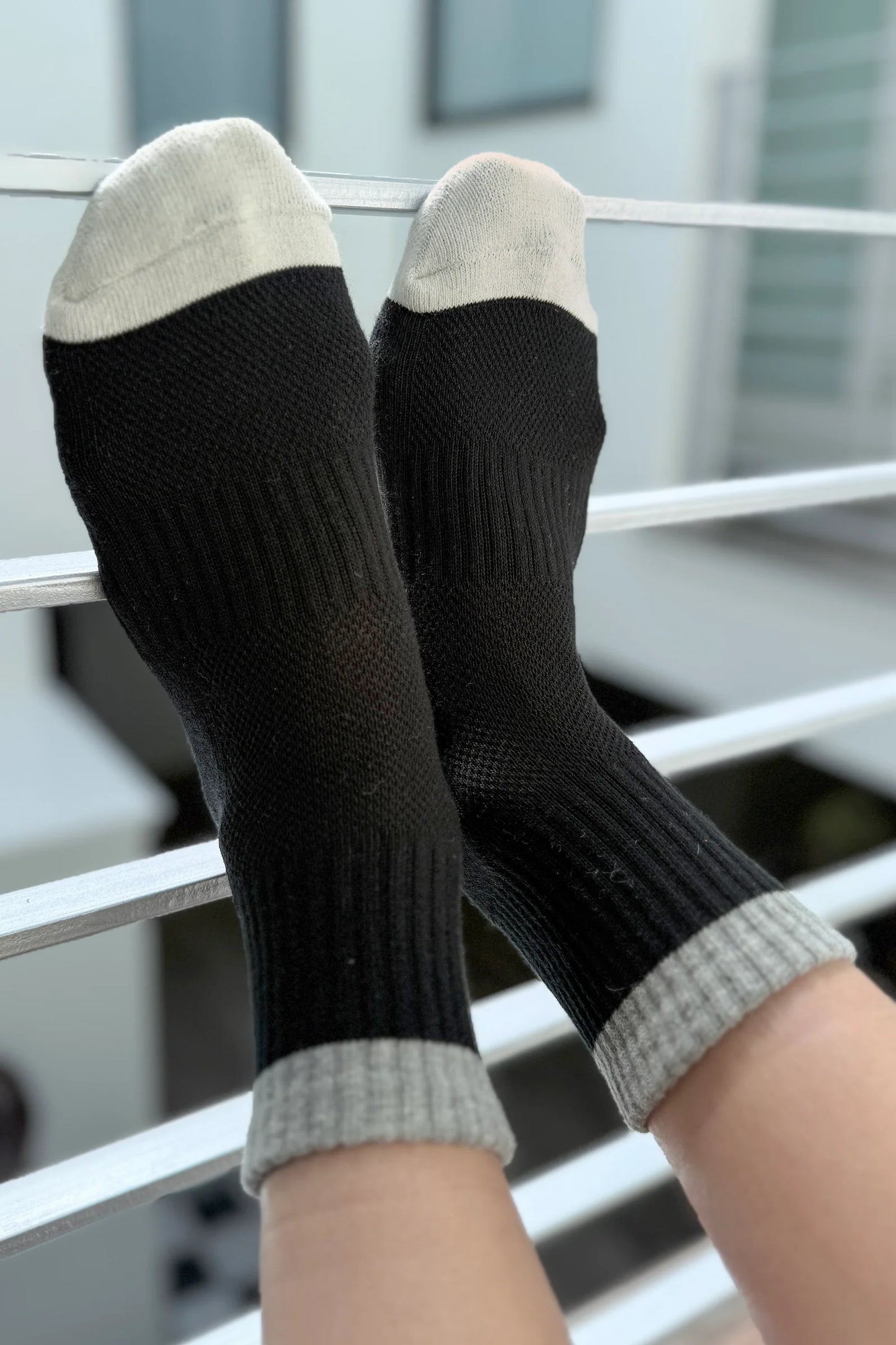 Color Block Girlfriend Socks - Multiple Colors