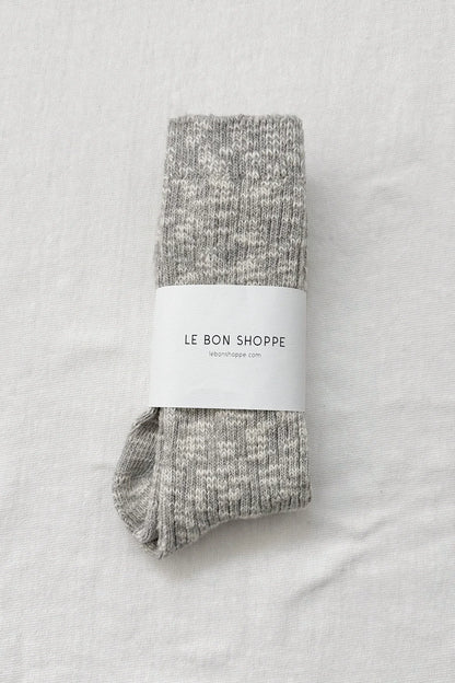 The Cottage Socks - Heather Grey