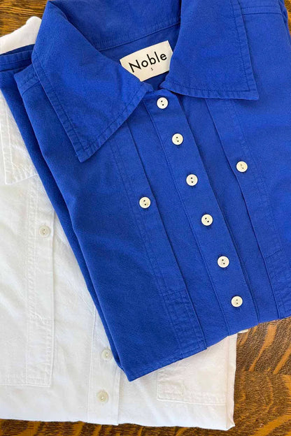 Collared Shirt - Cobalt