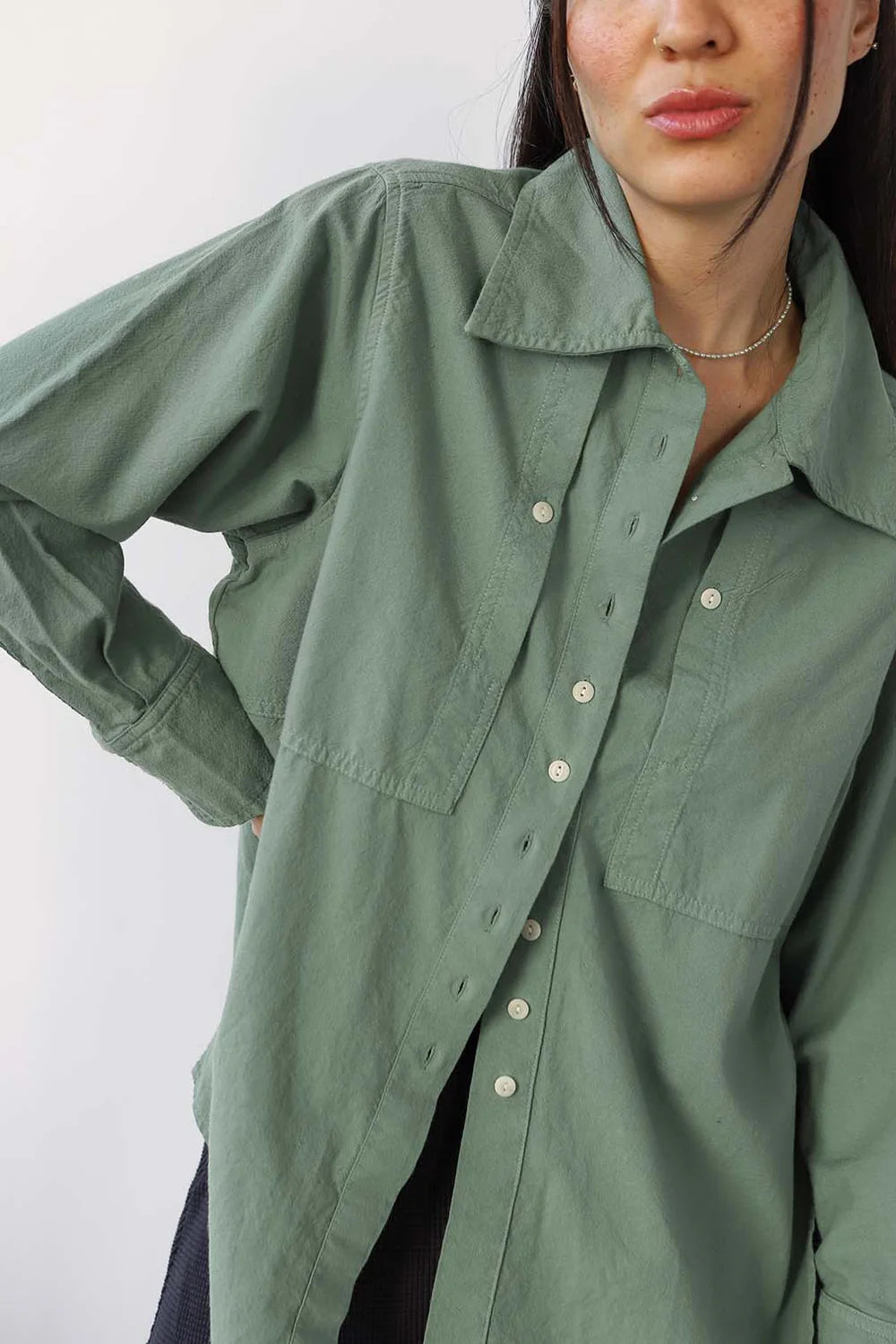 Collared Shirt - Sea Glass