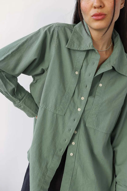 Collared Shirt - Sea Glass