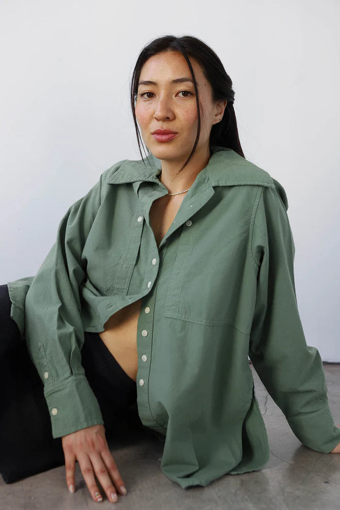 Collared Shirt - Sea Glass