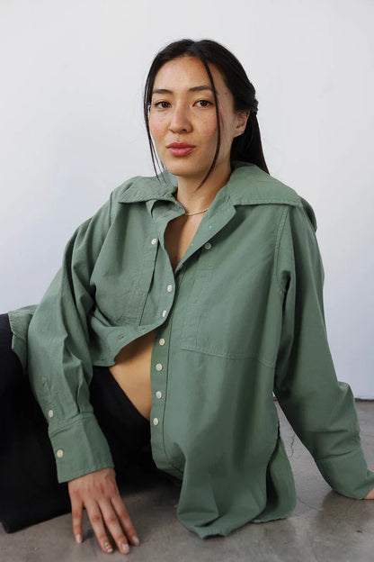 Collared Shirt - Sea Glass