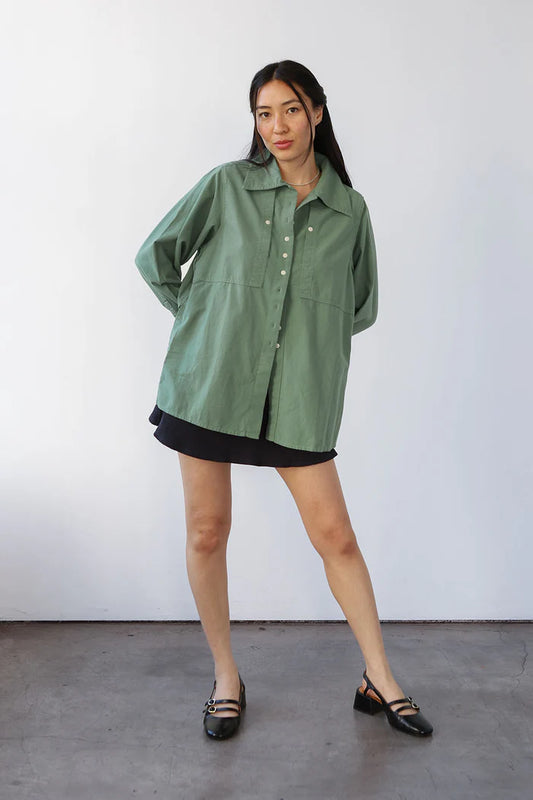 Collared Shirt - Sea Glass