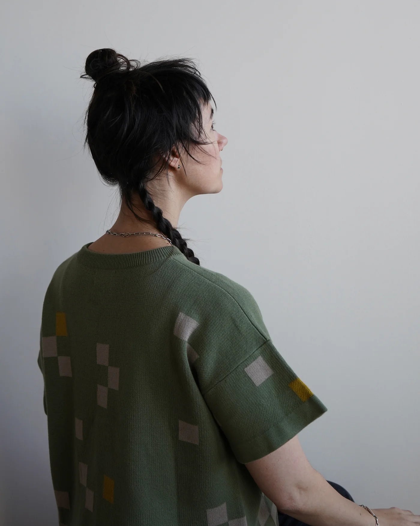 Albers Short Sleeve Sweater Tee - Olivine