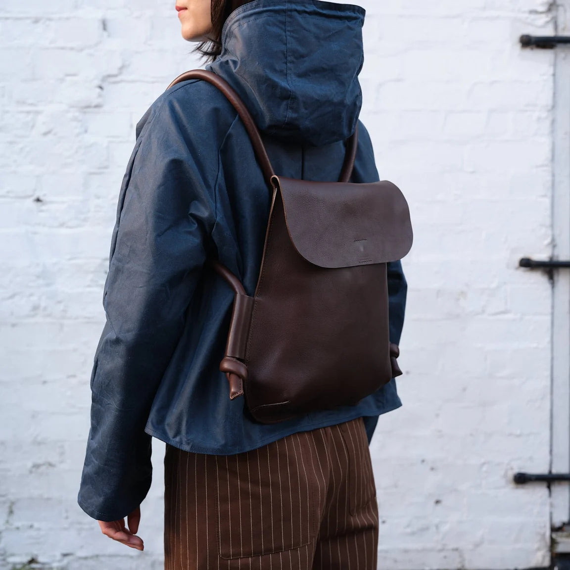 Ribbon Rucksack - Chocolate
