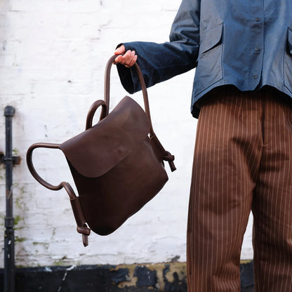 Ribbon Rucksack - Chocolate