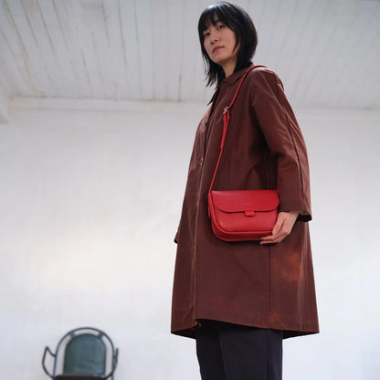 Orbed Tab Bag - Ruby