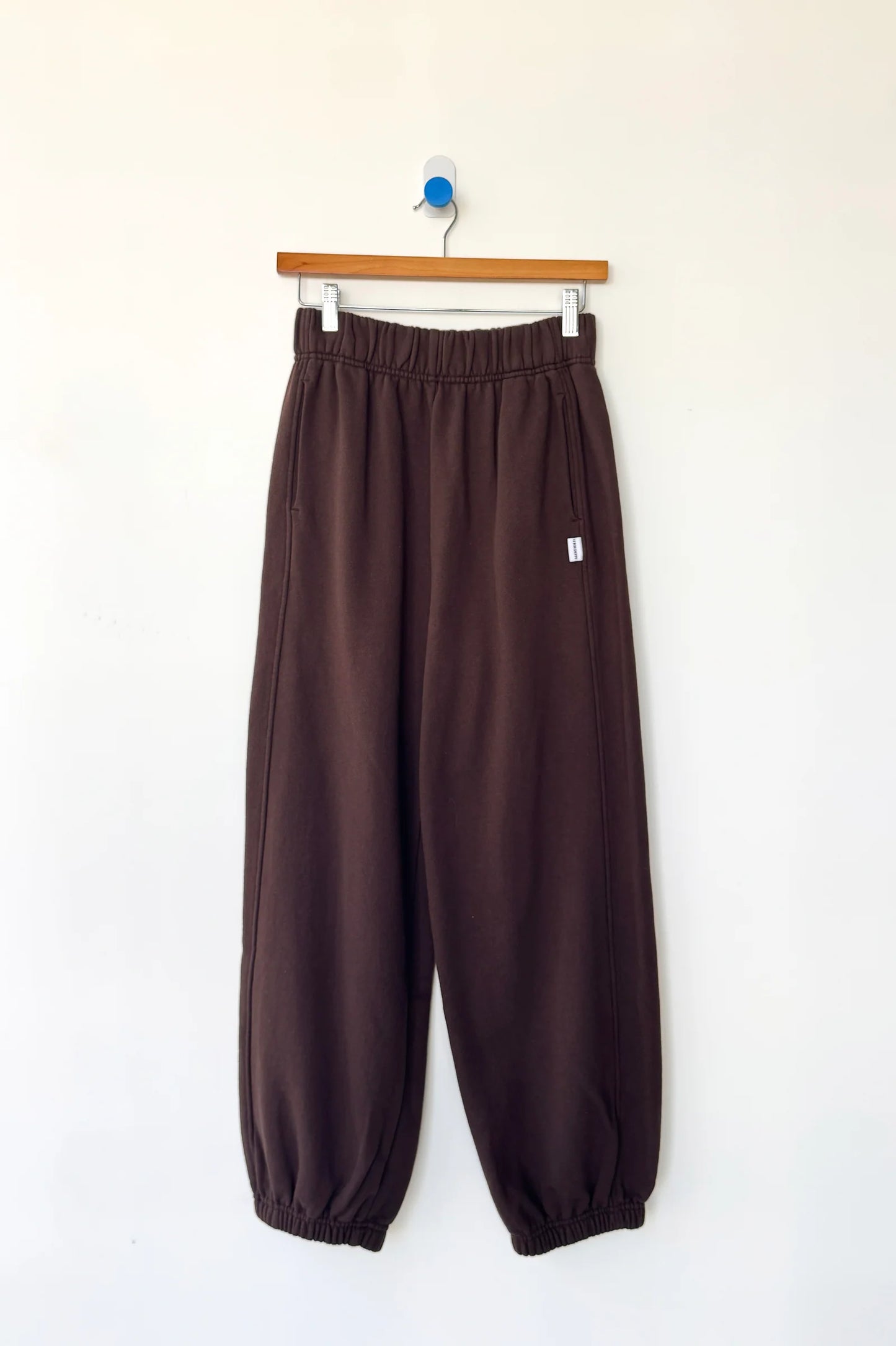 French Terry Balloon Pants - Cocoa Bean