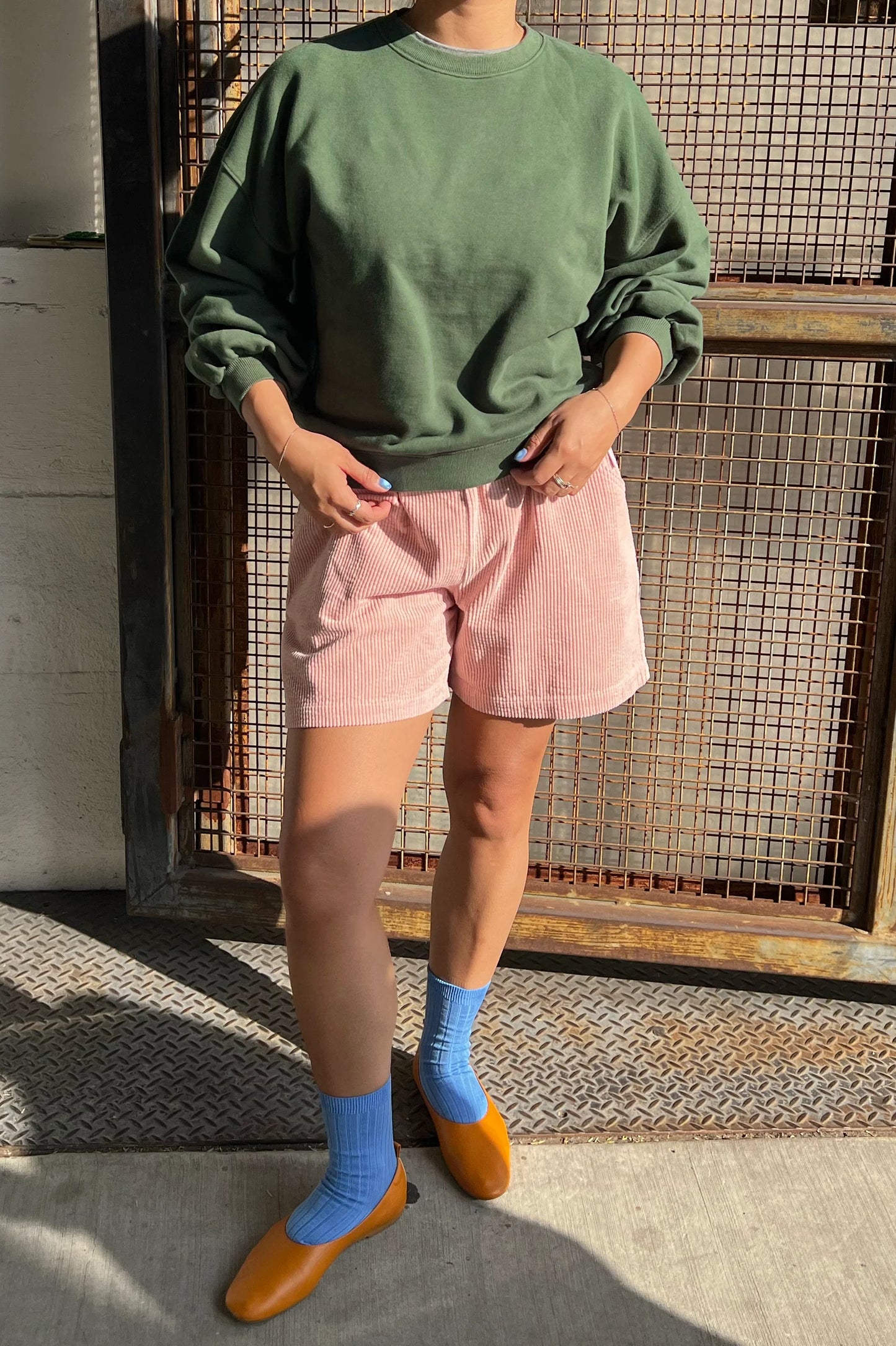 French Terry Core Sweatshirt - Cedar Green