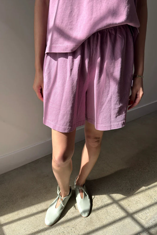PREORDER Flared Basketball Shorts - Dusty Lilac