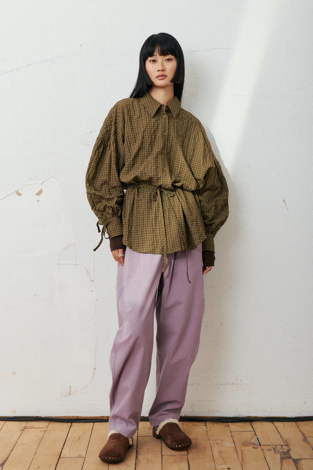 Gina Shirt - Khaki Grey