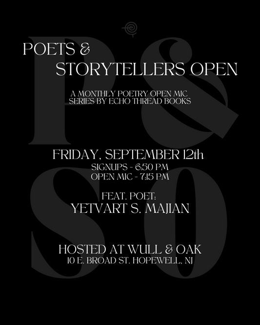 SEPT. 12 | Poets & Storytellers Open