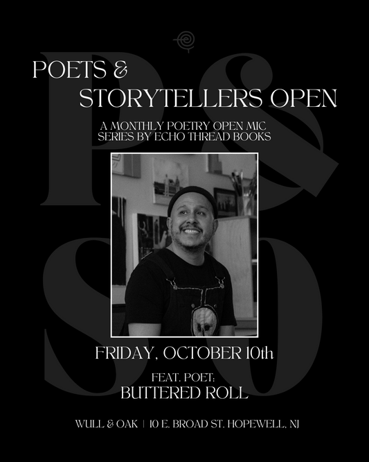 OCT. 10 | Poets & Storytellers Open