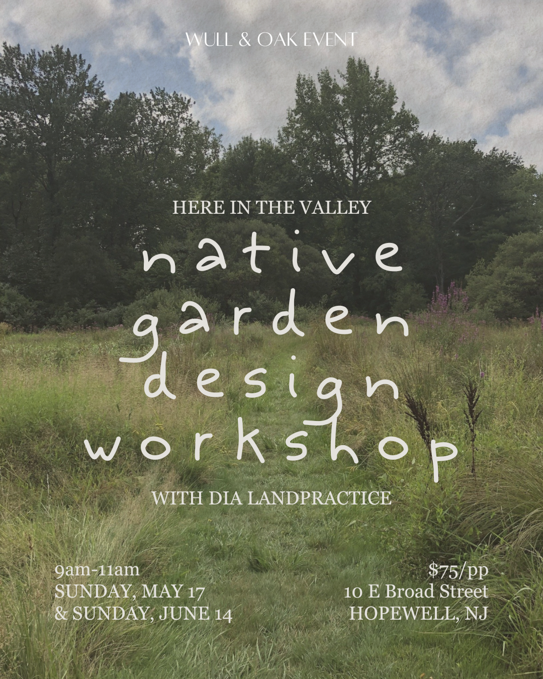 MAY 17 & JUN 14 | Native Garden Design Workshop