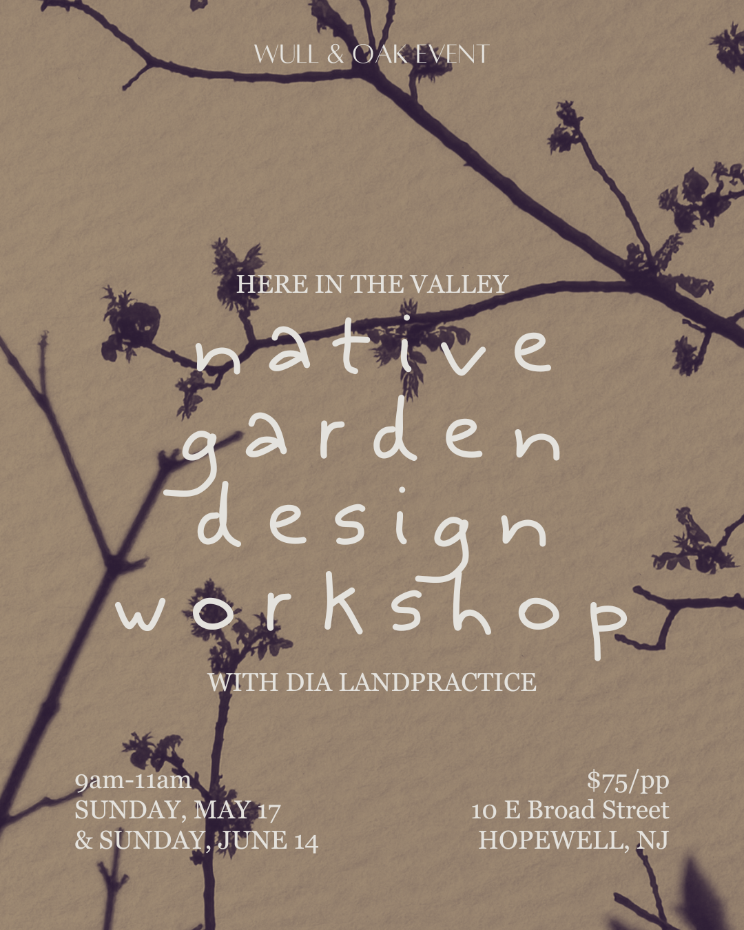 MAY 17 & JUN 14 | Native Garden Design Workshop