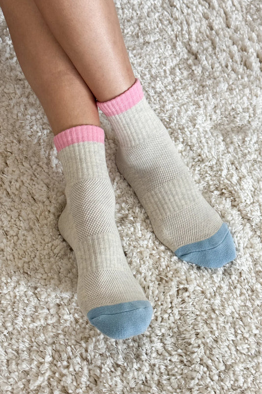 Color Block Girlfriend Socks - Multiple Colors