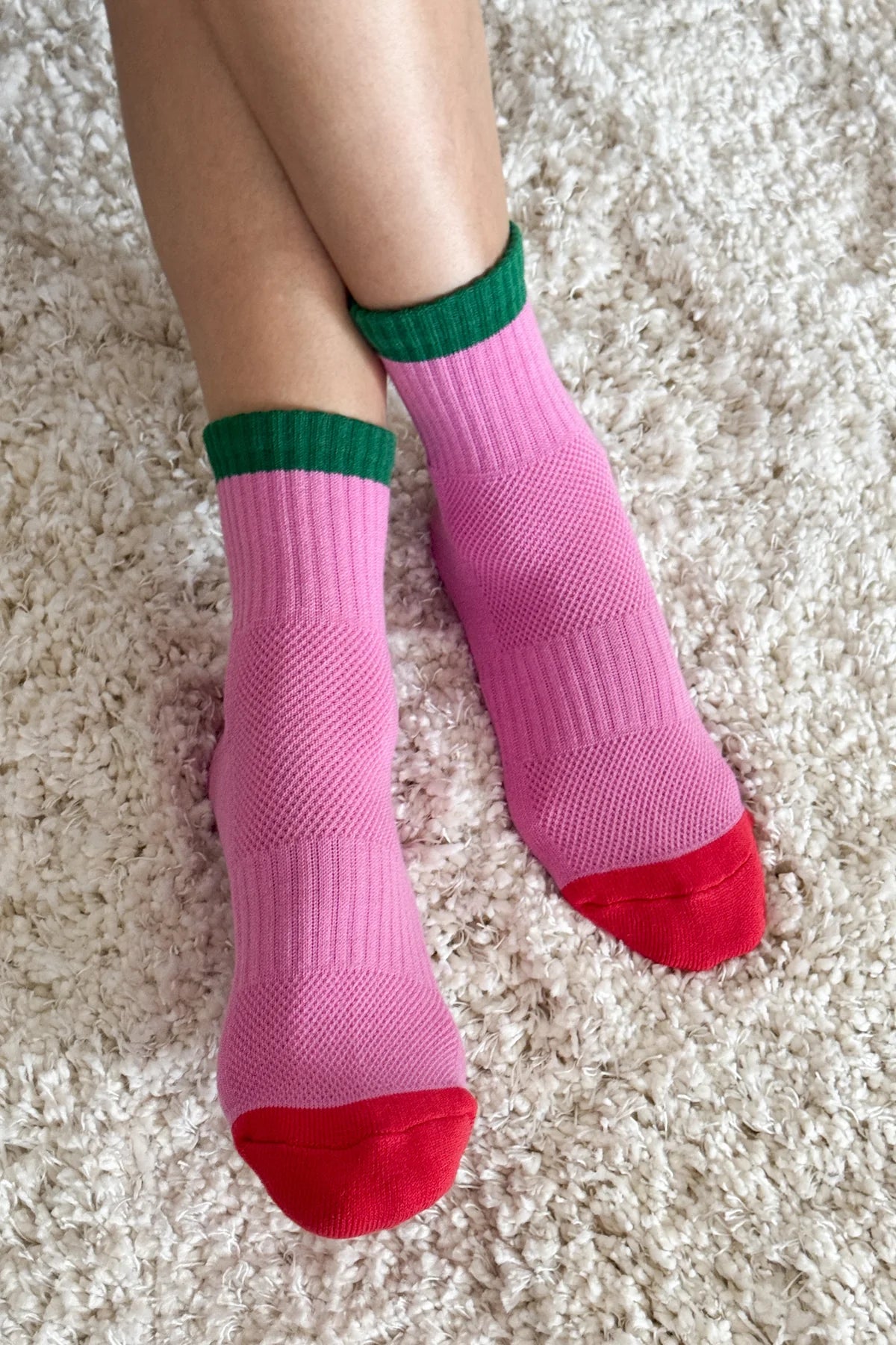 Color Block Girlfriend Socks - Multiple Colors