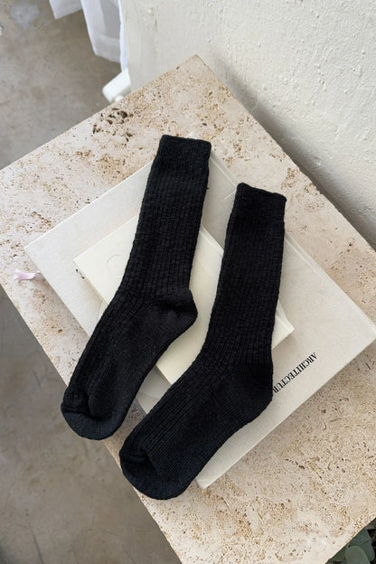 The Cottage Socks - Black