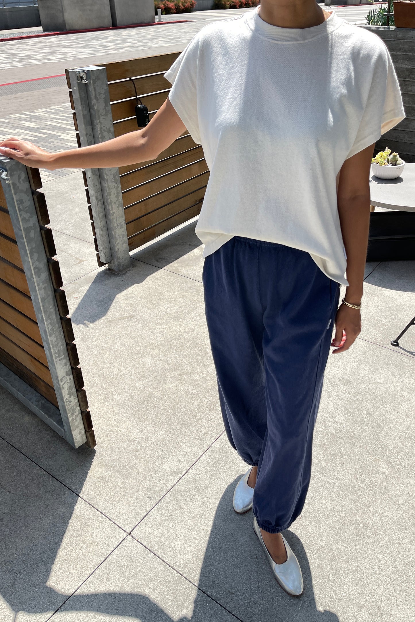 PREORDER Jeanne Tee - White Cotton