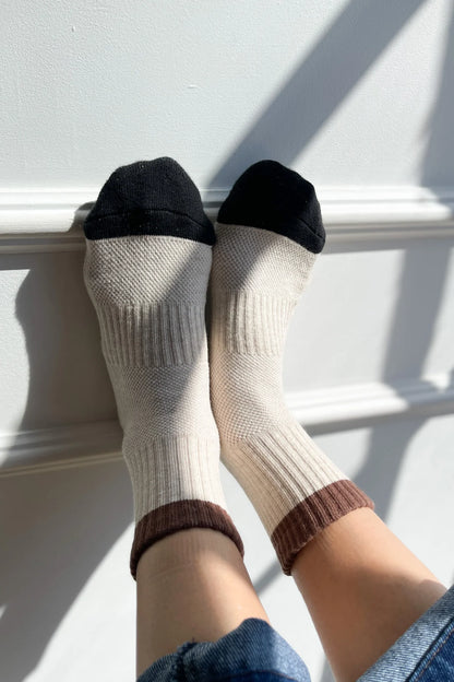 Color Block Girlfriend Socks - Multiple Colors