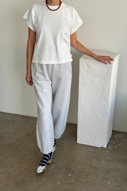 PREORDER Jeanne Tee - White Cotton
