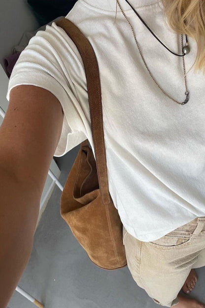 PREORDER Jeanne Tee - White Cotton