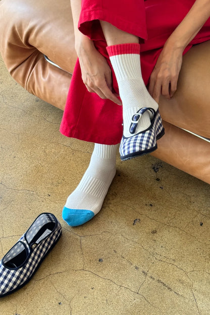 Color Block Girlfriend Socks - Multiple Colors