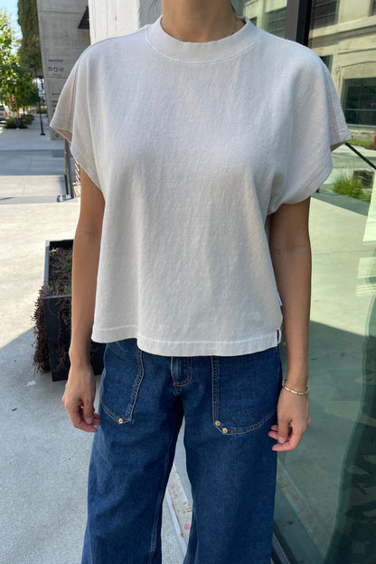 PREORDER Jeanne Tee - White Cotton