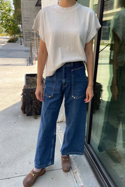 PREORDER Jeanne Tee - White Cotton