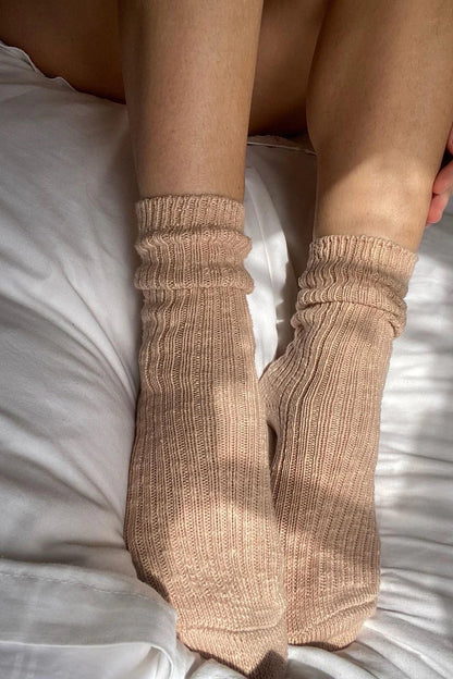 The Cottage Socks - Peachy Keen