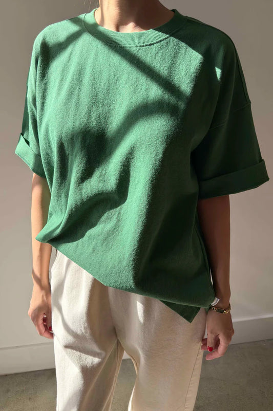 PREORDER Jayden Tee - Moss Green