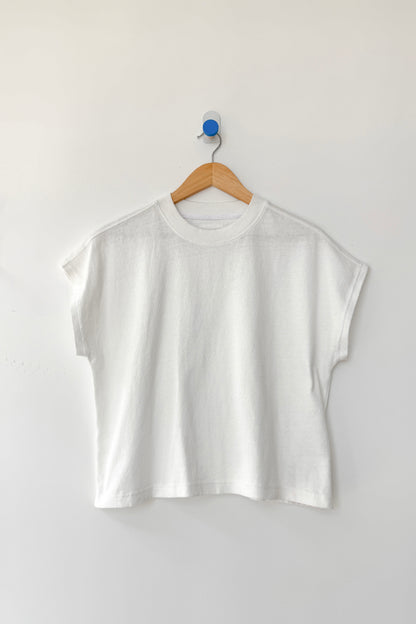 PREORDER Jeanne Tee - White Cotton