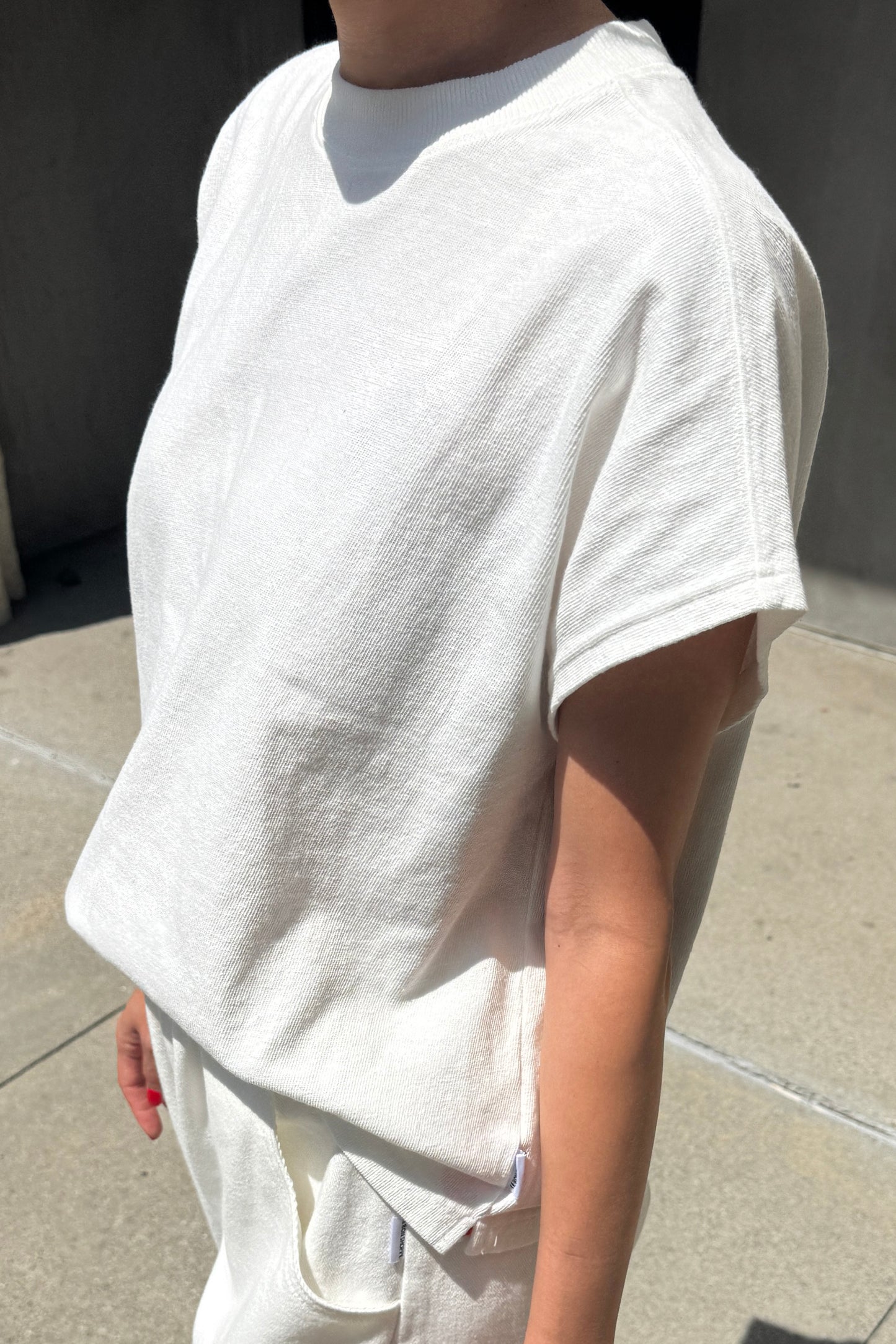 PREORDER Jeanne Tee - White Cotton