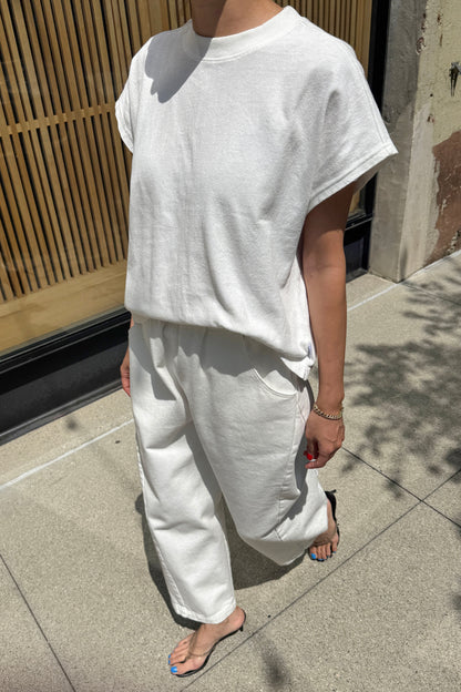PREORDER Jeanne Tee - White Cotton
