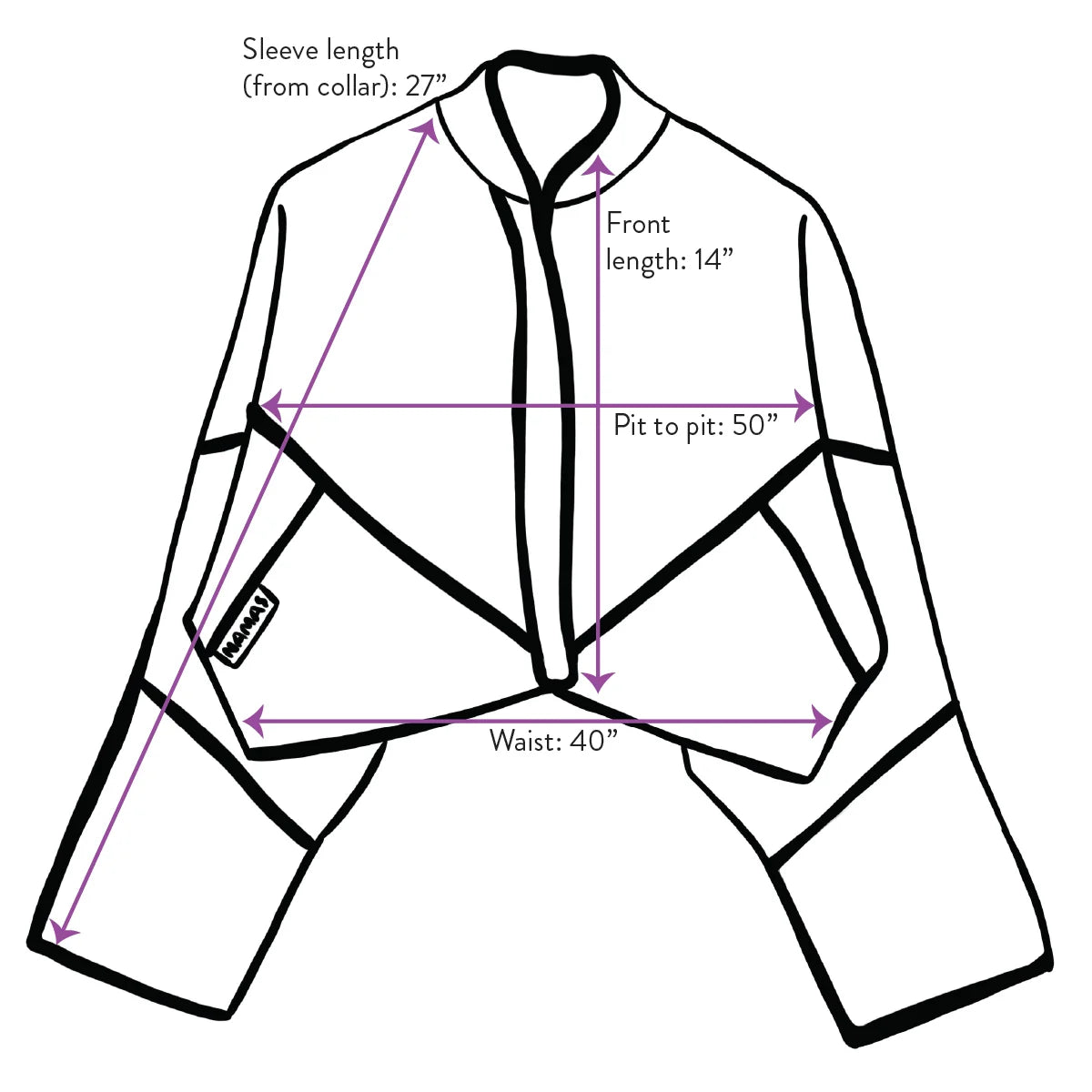 The Kaira Cropped Block Print Jacket